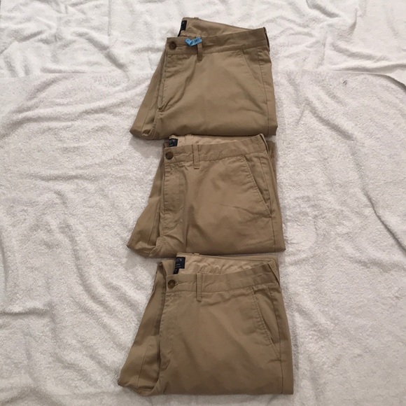 Bundle of 3 JCrew Sutton Summer Khakis 33”x32” - Picture 2 of 8